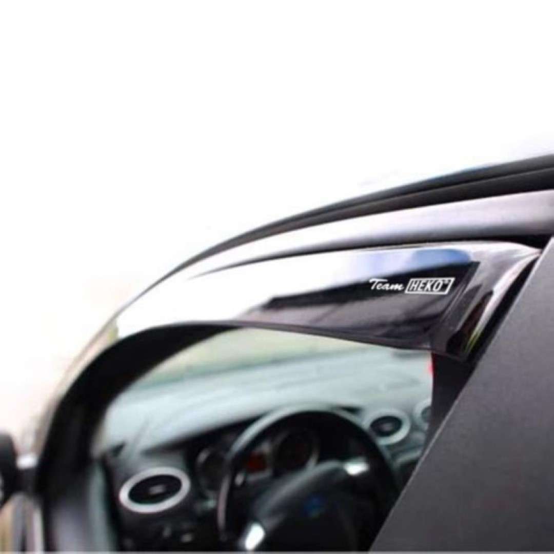 ΑΝΕΜΟΘΡΑΥΣΤΕΣ ΓΙΑ AUDI A4 / B8 4D 2009-2015 ΖΕΥΓΑΡΙ ΑΠΟ ΕΥΚΑΜΠΤΟ ΦΙΜΕ ΠΛΑΣΤΙΚΟ HEKO - 2 ΤΕΜ.  