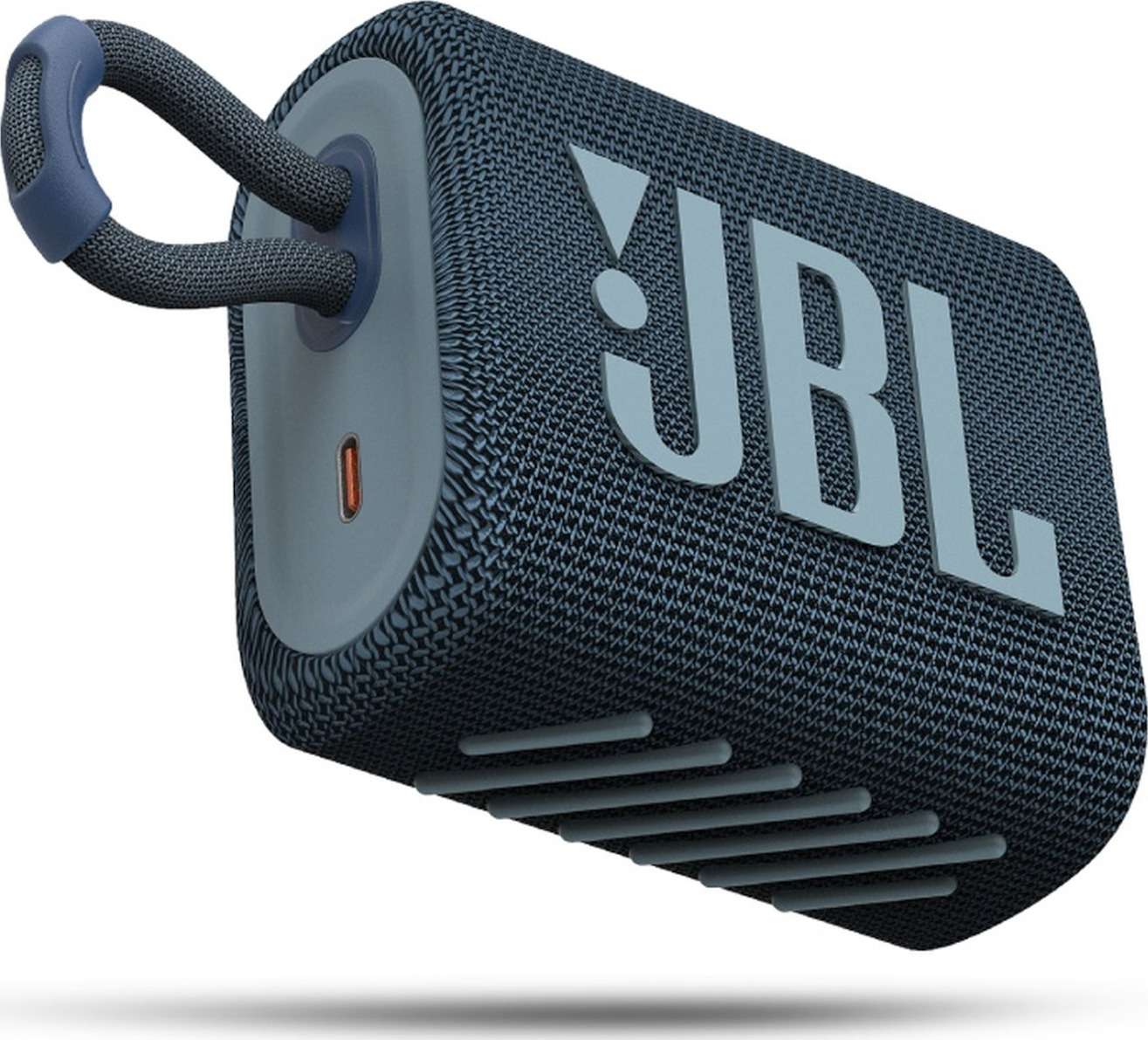 JBL GO3, Portable Bluetooth Speaker, Waterproof IP67, (Blue)  