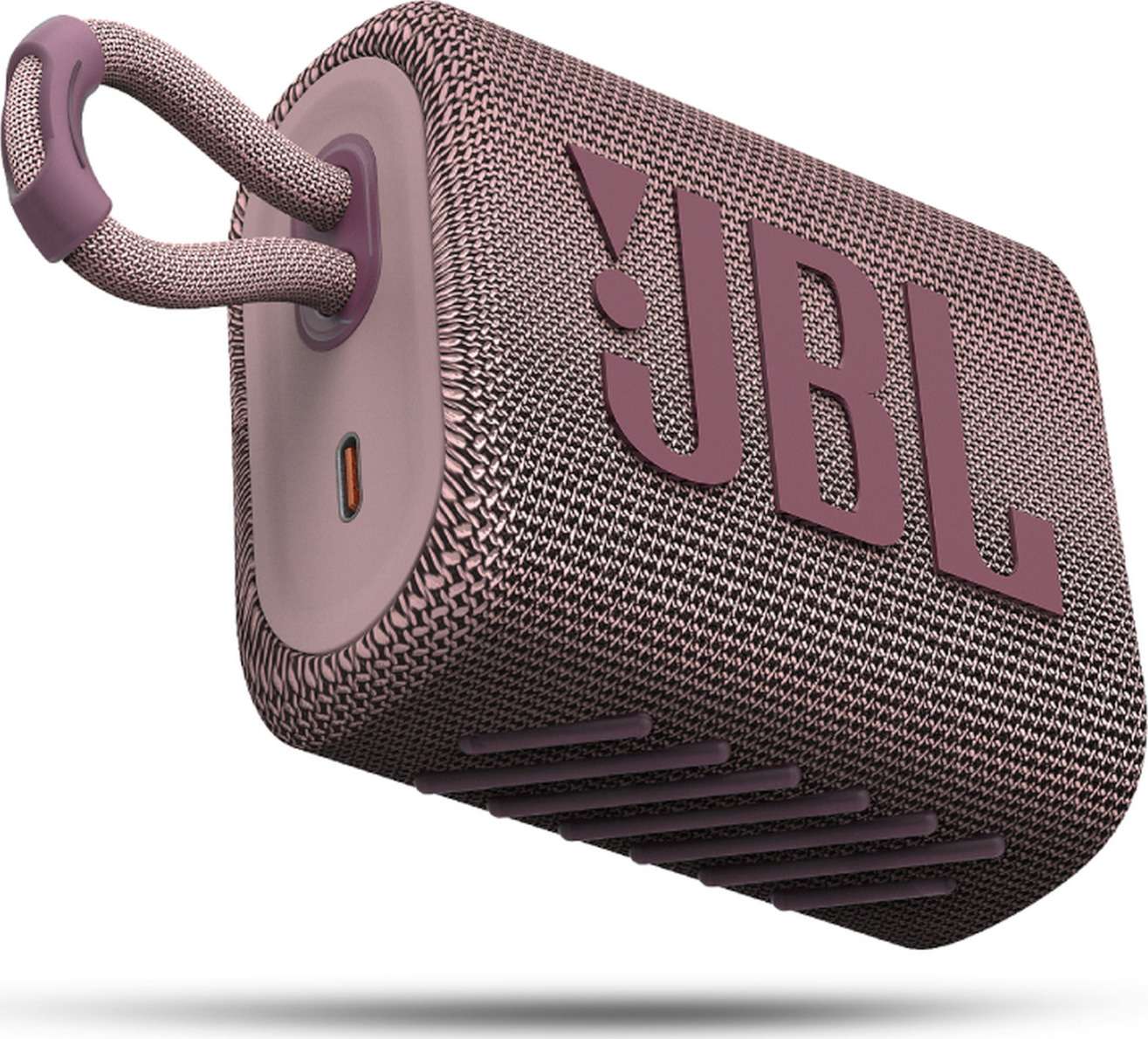 JBL GO3, Portable Bluetooth Speaker, Waterproof IP67, (Pink)  