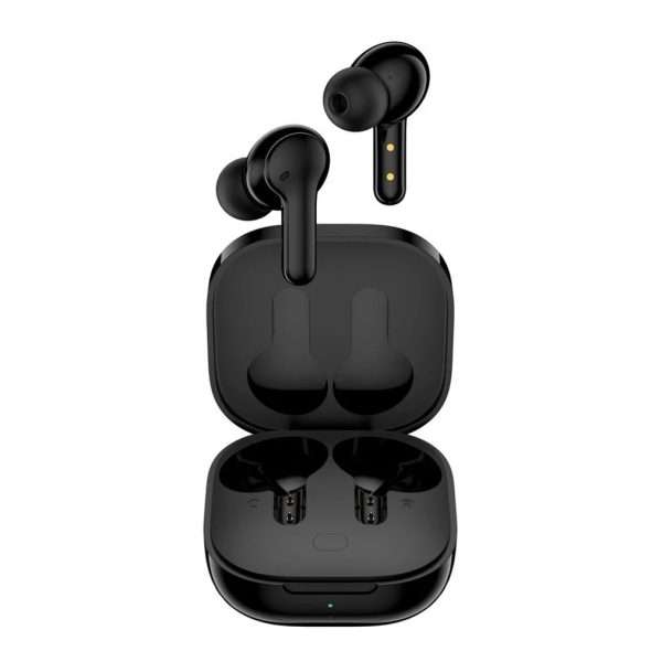 QCY T13 TWS BLACK DUAL DRIVER 4-MIC NOISE CANCEL. TRUE WIRELESS EARBUDS – QUICK CHARGE 380MAH  