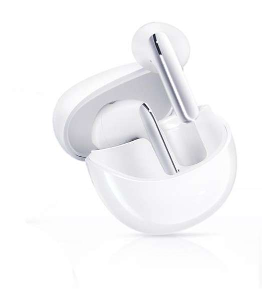 QCY AilyBuds Pro Semi-Ear ANC TWS White 6 mic & A.I. Noise Cancel. A.I. Audio Ultra HD Multi-point  