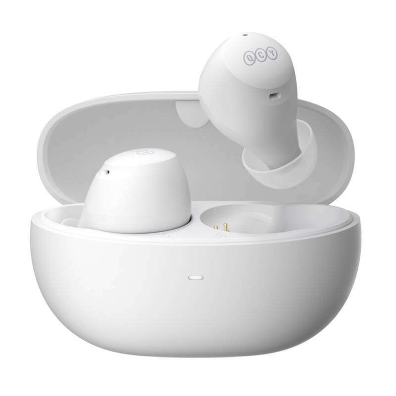 QCY HT07 ArcBuds TWS White - ANC Music Earbuds, 40dB 6 microphone ANC & PNC, 32h battery  