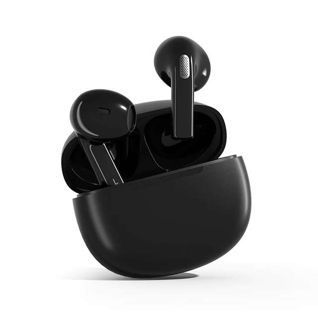 QCY T20 TWS Aily Pods Black 5.3 Bluetooth Semi Ear 220mAh 3hour calling 5.5 hour playback range 10m  