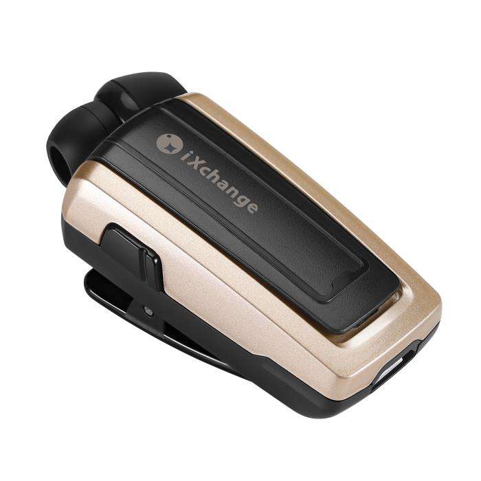 Retractable BT Mini Headset UA26 Gold iXchange  