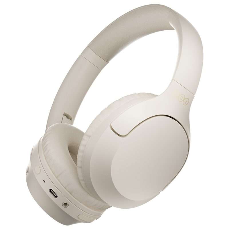 QCY H2 PRO Headset White V5.3 Bluetooth ENC Call Noise Cancelling Headphones 60h Multipoint Connect  