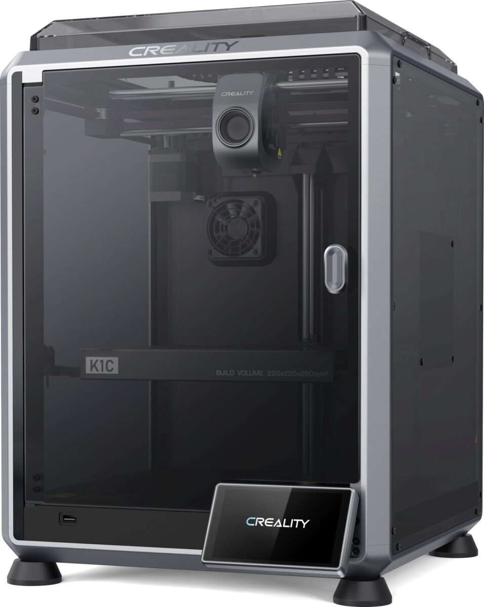 CREALITY K1C 3D Printer High Speed FDM Enclosed 600 mm/s silent fans, advanced nozzle more filaments  