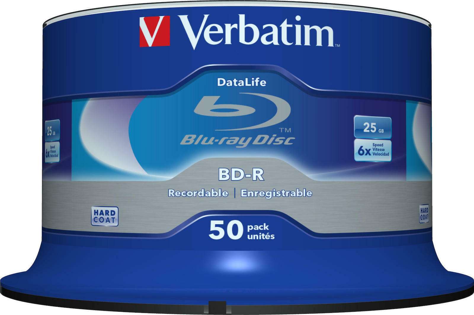 Verbatim BD-R 6x 25GB 50P CB DataLife 43838  