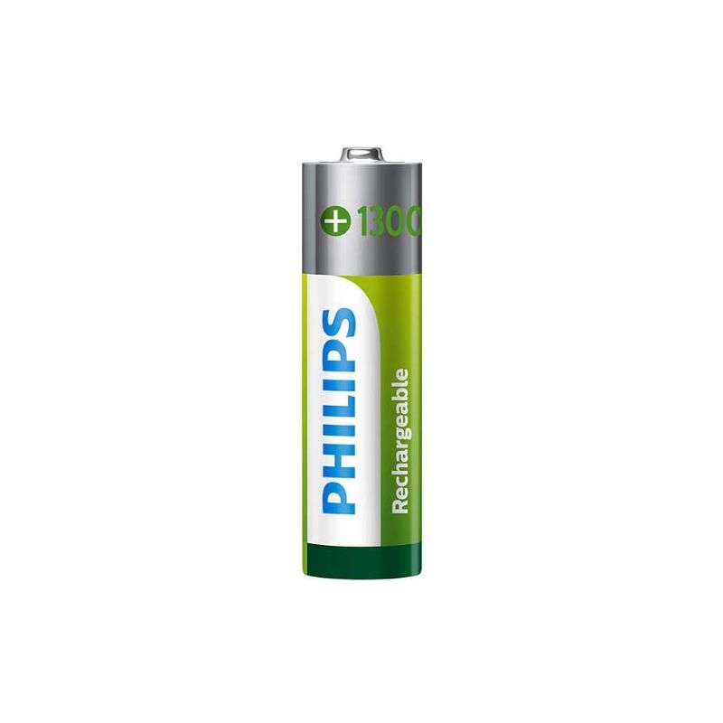 Philips R6B4A130/10GRS  Επαναφορτιζόμενες μπαταρίες AA 4τμχ Blister 1300mAh  