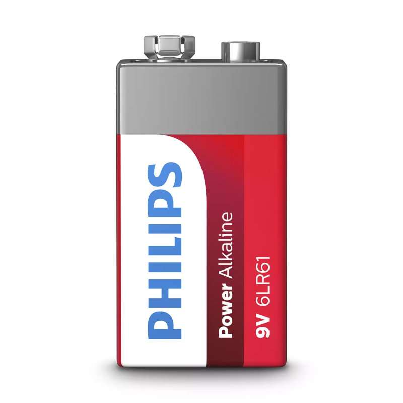 Philips 6LR61P1B/GRS Αλκαλικές μπαταρίες υψηλής απόδοσης 1 τμχ 9V  