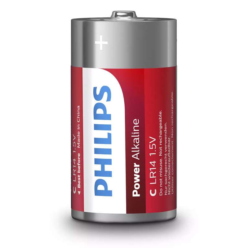 Philips LR14P2B/GRS Αλκαλικές μπαταρίες υψηλής απόδοσης 2 τμχ C  