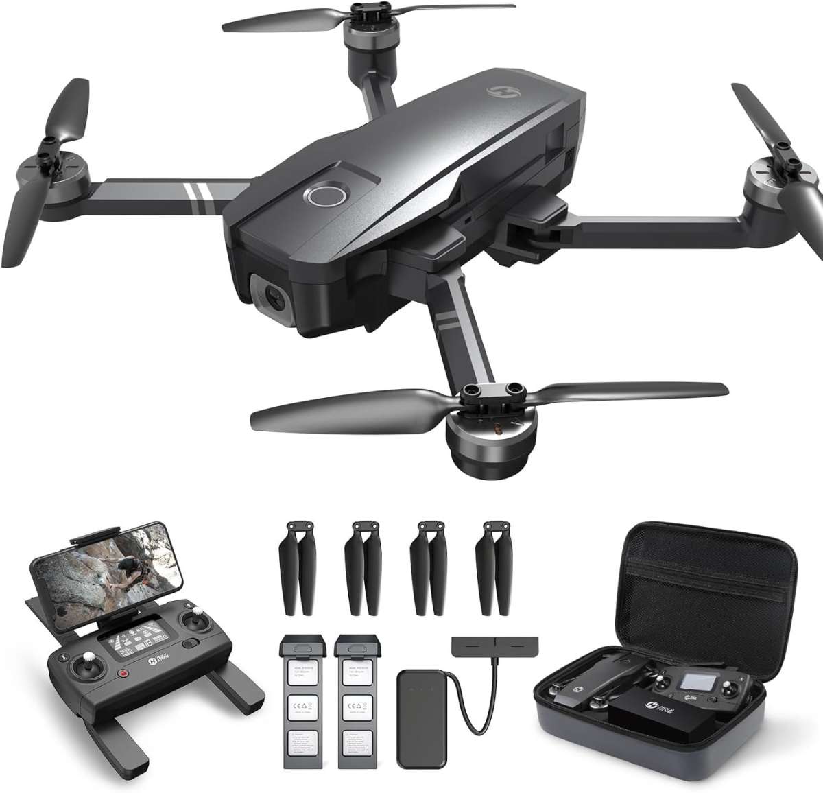 Holy Stone HS720 FPV Drone With 2 Batteries, 4K FHD Camera and GPS  