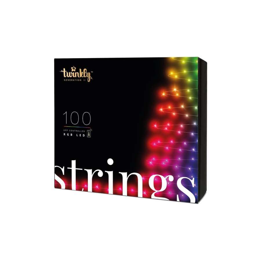 TWINKLY Strings 100 (TWS100STP-BEU) Smart Christmas tree lights 100 LED RGB 8 m  