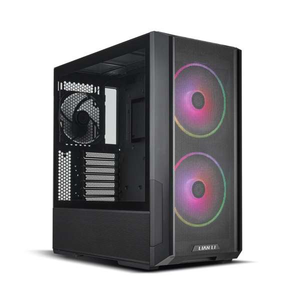 Lian Li LANCOOL 216 RGB black - EATX/ATX/MICRO-ATX/MINI-ITX (front 160mm ARGB x2, rear 140mmx1)  