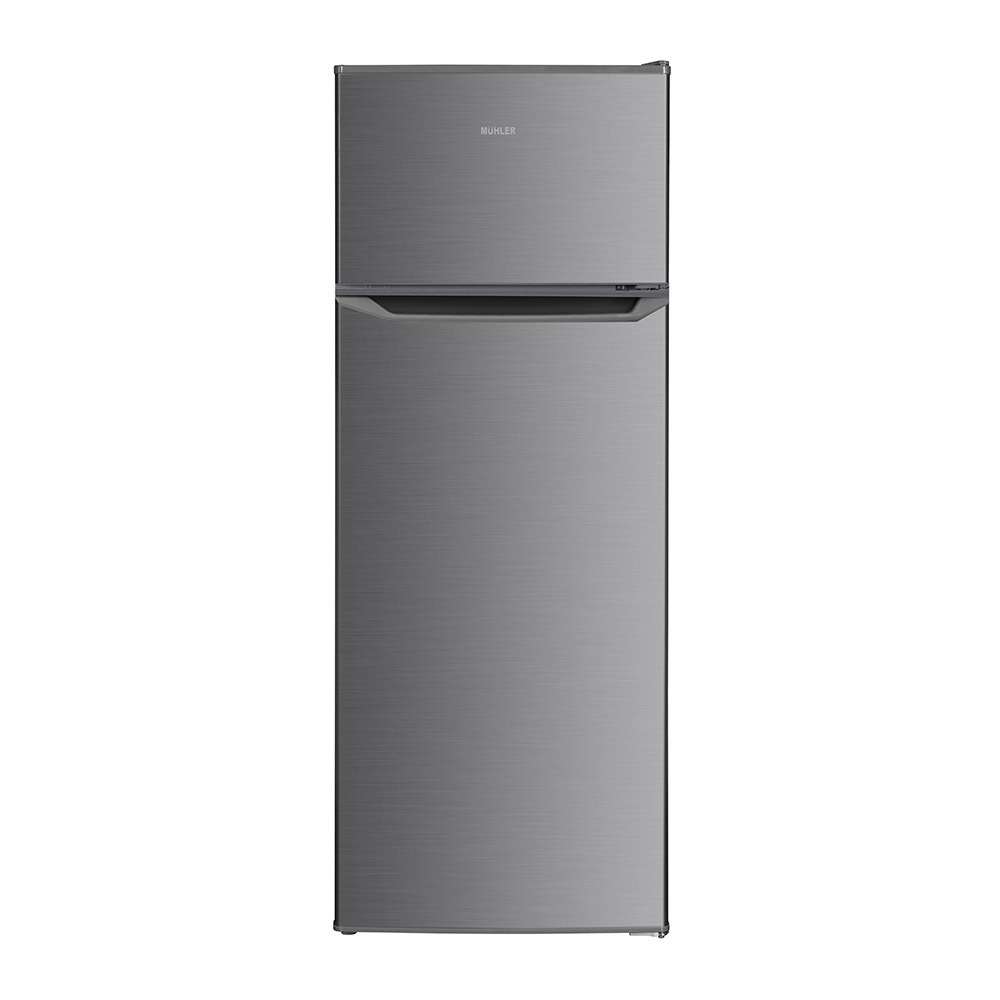 Muhler Ψυγείο Δίπορτο 206lt Υ143xΠ54.5xΒ55.5εκ. Inox SUF144IE  