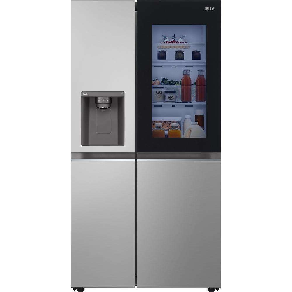 LG GSGV80PYLD Ψυγείο Ντουλάπα Side-By-Side Total No Frost Inox 91.3cm x 179cm x 73.5cm 635lt  