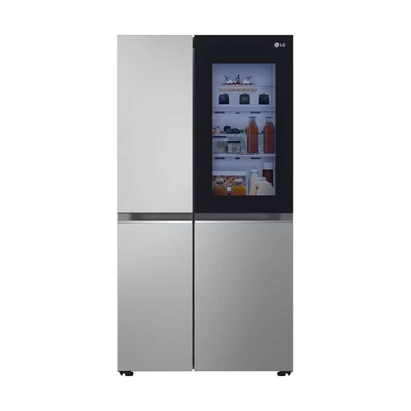 LG Ψυγείο Ντουλάπα GSVV80PYLL 655lt Total NoFrost Υ179xΠ91.3xΒ73.5εκ. Inox   