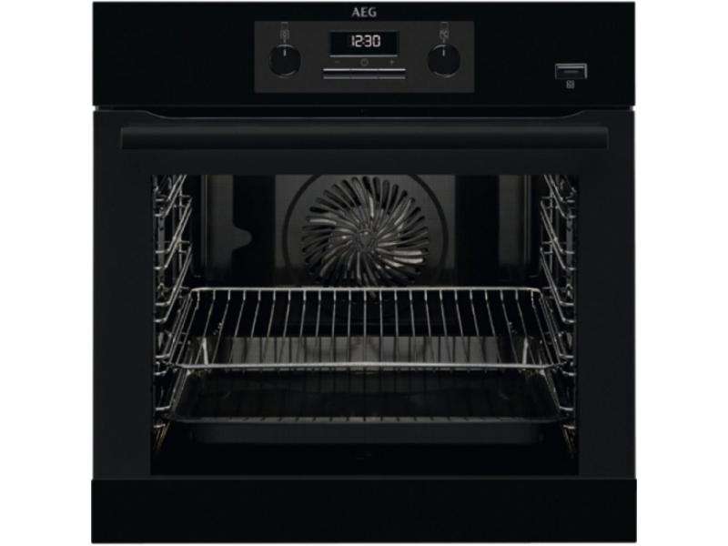Εντοιχιζόμενος Φούρνος άνω πάγκου AEG BEB351110B Black  