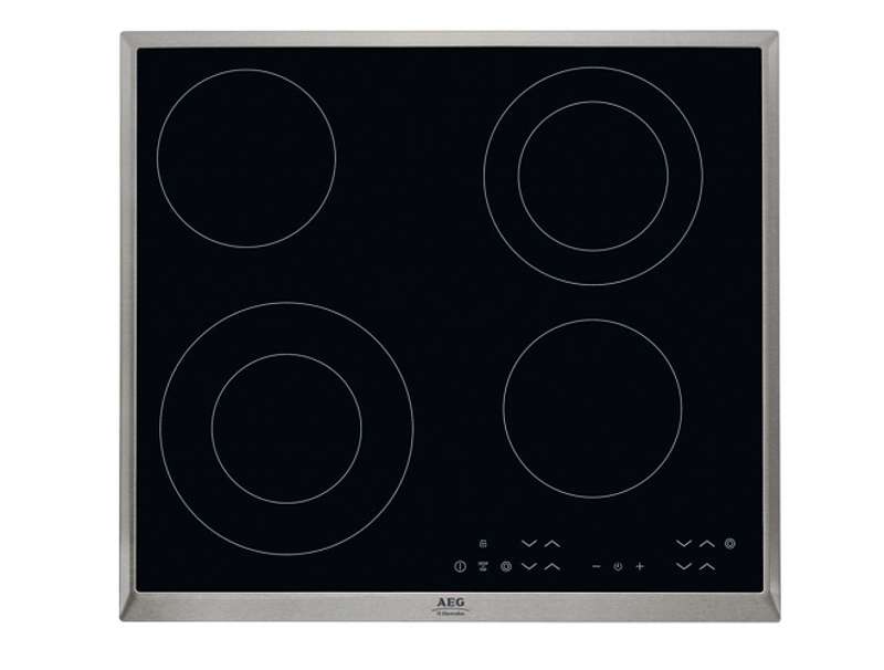 Εστία Αυτόνομη Κεραμική AEG HK634021XB Inox  