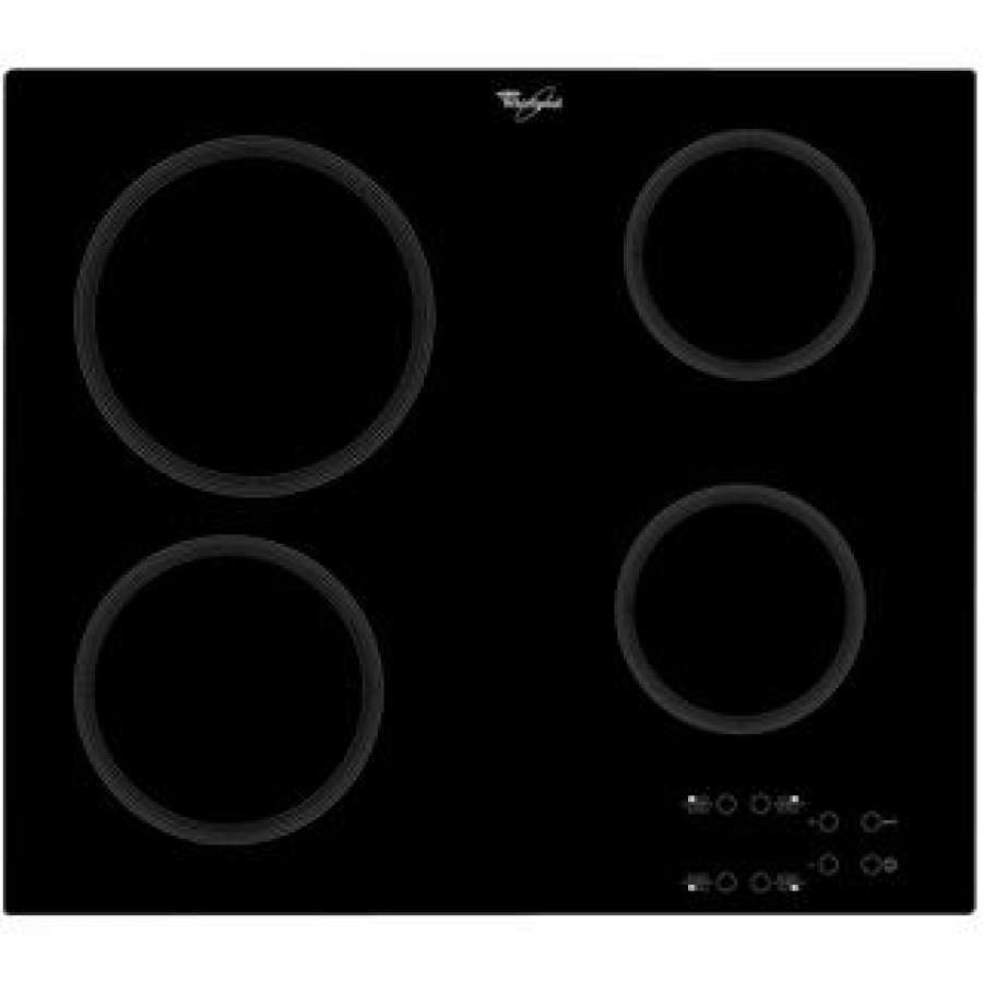 Whirlpool AKT 801/NE hob Black built-in Ceramic 4 zone(s)  
