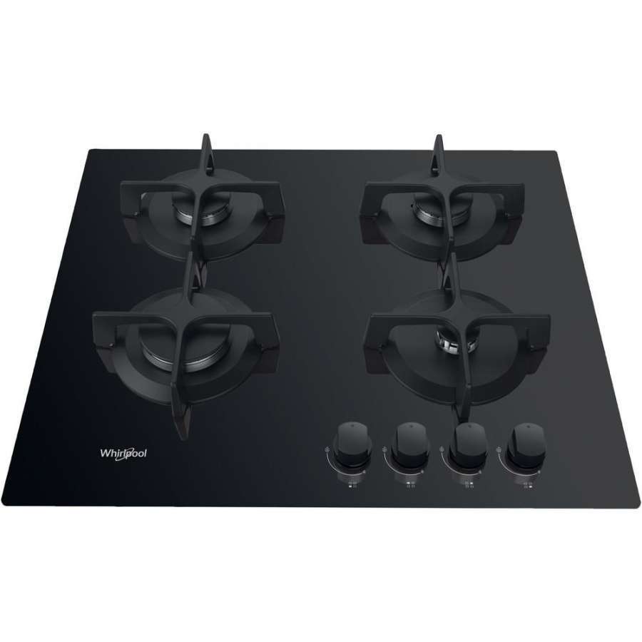 Whirlpool AKT 616/NB hob Black Built-in 60 cm Gas 4 zone(s)  