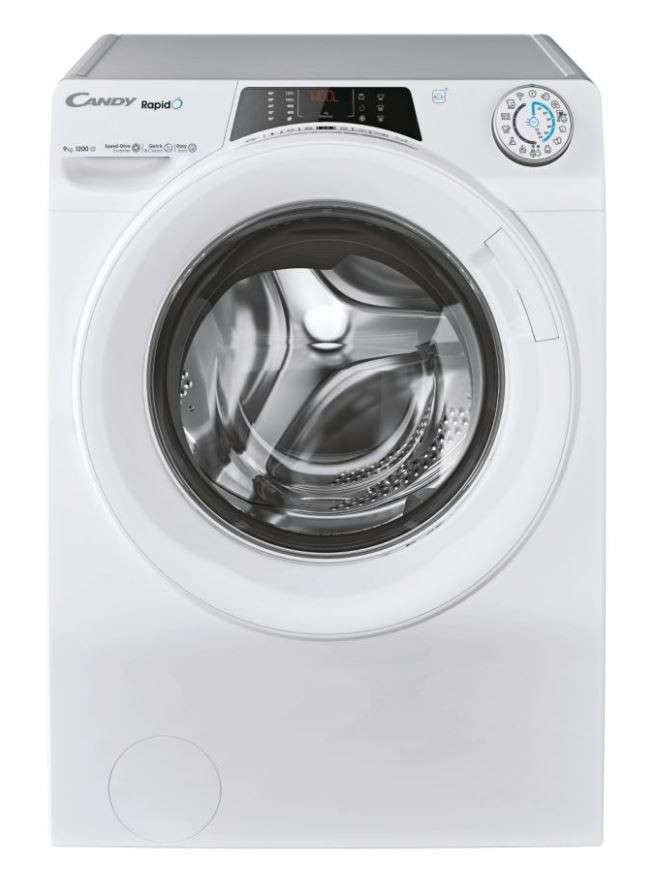 Candy RO 1294DWMT/1-S Πλυντήριο Ρούχων 9kg 1200 Στροφών  