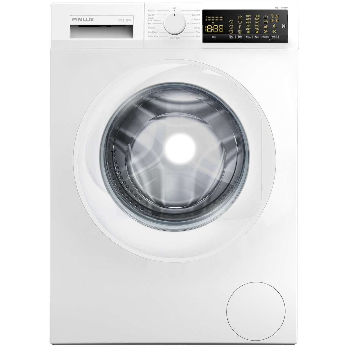 Finlux Πλυντήριο Ρούχων 8kg 1200 Στροφών FXA8 120W  