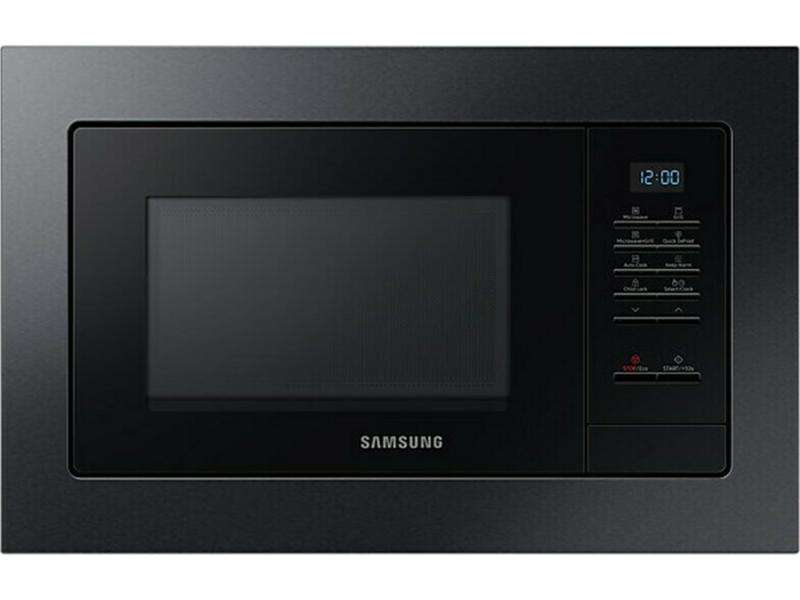 Φούρνος Μικροκυμάτων Εντοιχιζόμενος Samsung MG23A7013CA/OL 23lt Grill Black  