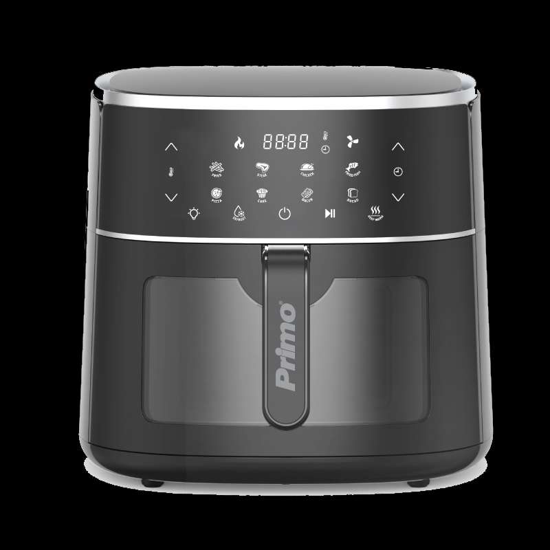 Φριτέζα Αέρος PRAF-40459 Primo Digital 8L 1800W με παράθυρο Μαύρη  