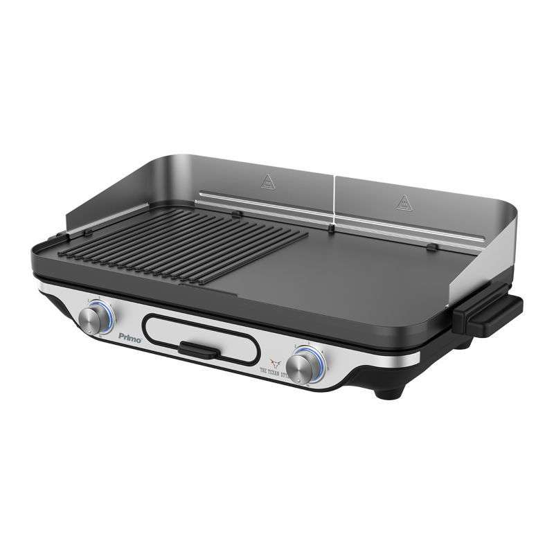Μπάρμπεκιου PRBQ-40498 Primo Επιτραπέζιο 2400W Με κάλυμμα αέρα 52.2X30.4εκ. Μαύρο/Inox  