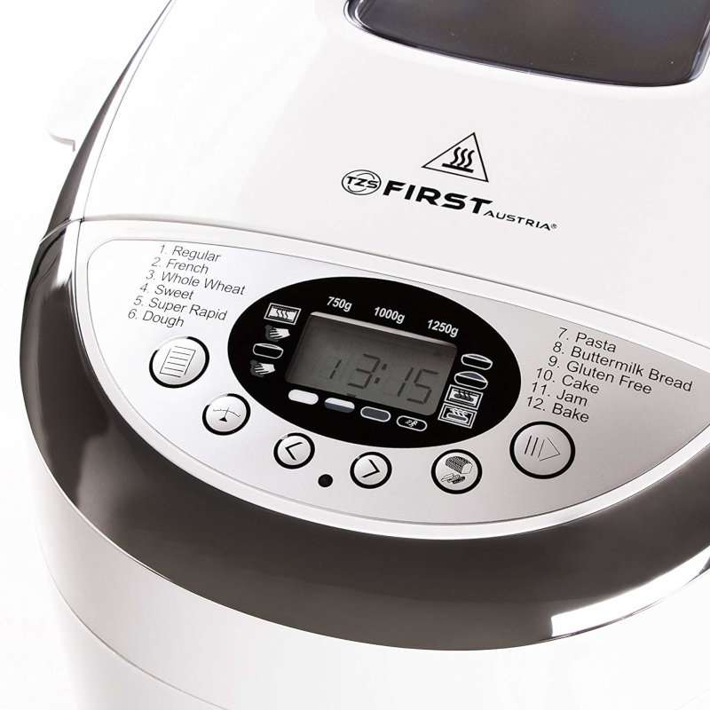 First Austria FA-5152-3 Αρτοπαρασκευαστής 1250 g 850 W  