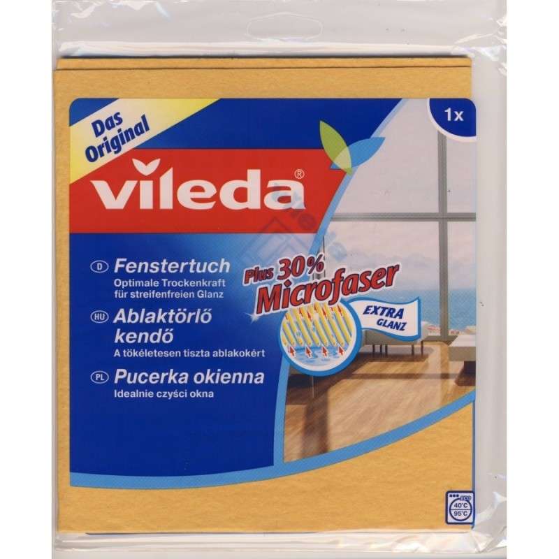 Vileda Window cloth +30% mikrofiber  