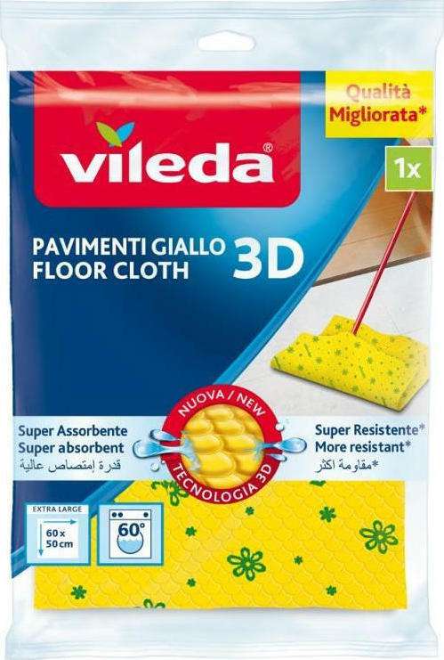 Vileda Microfibre Floor Cloth Πανί Καθαρισμού με Μικροίνες  