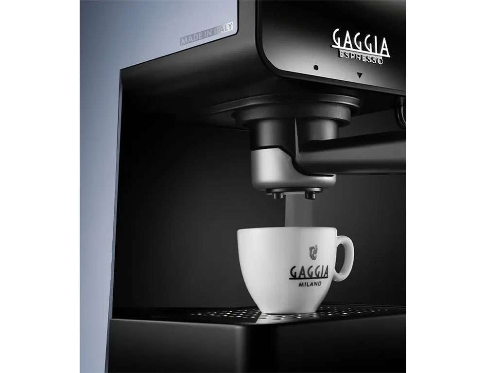 Kαφετιέρα Εspresso Gaggia Deluxe EG2111/64 με ισχύ 1900W και πίεση 15bar - Storm Grey  