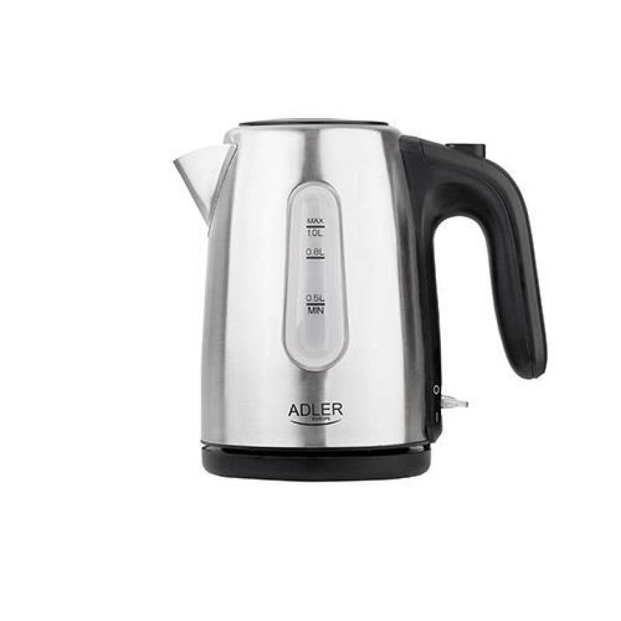 Adler AD 1273 electric kettle 1 L Black,Hazelnut,Stainless steel 1200 W  