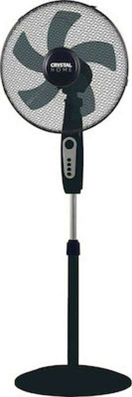Ανεμιστήρας Ορθοστάτης Crystal Home Air Comfort 40 Black  
