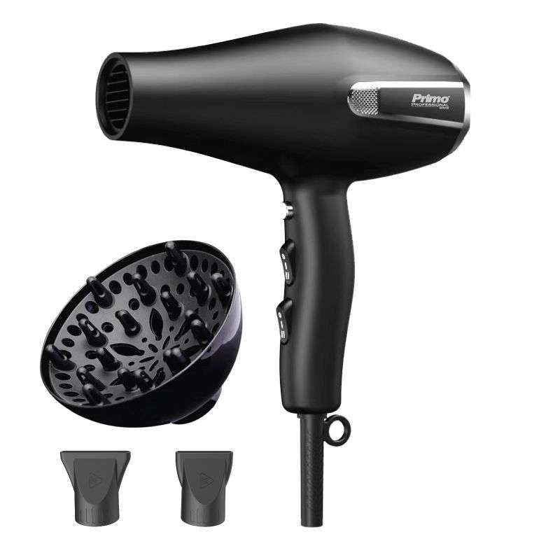 Σεσουάρ PRHD-40477 Primo 2200W AC Με λειτουργία ιονισμού και κρύο αέρα Μαύρο  