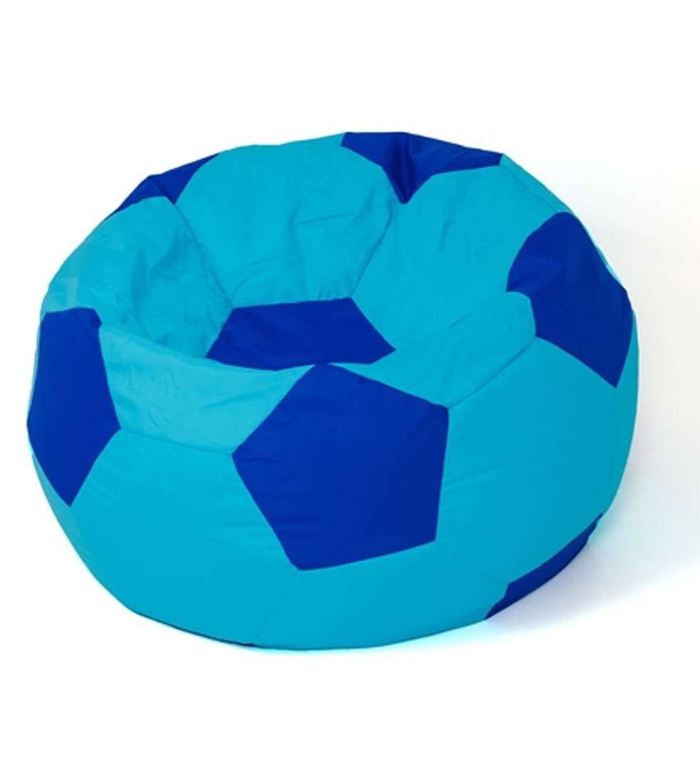 Sako bag pouffe ball blue- cornflower L 80 cm  