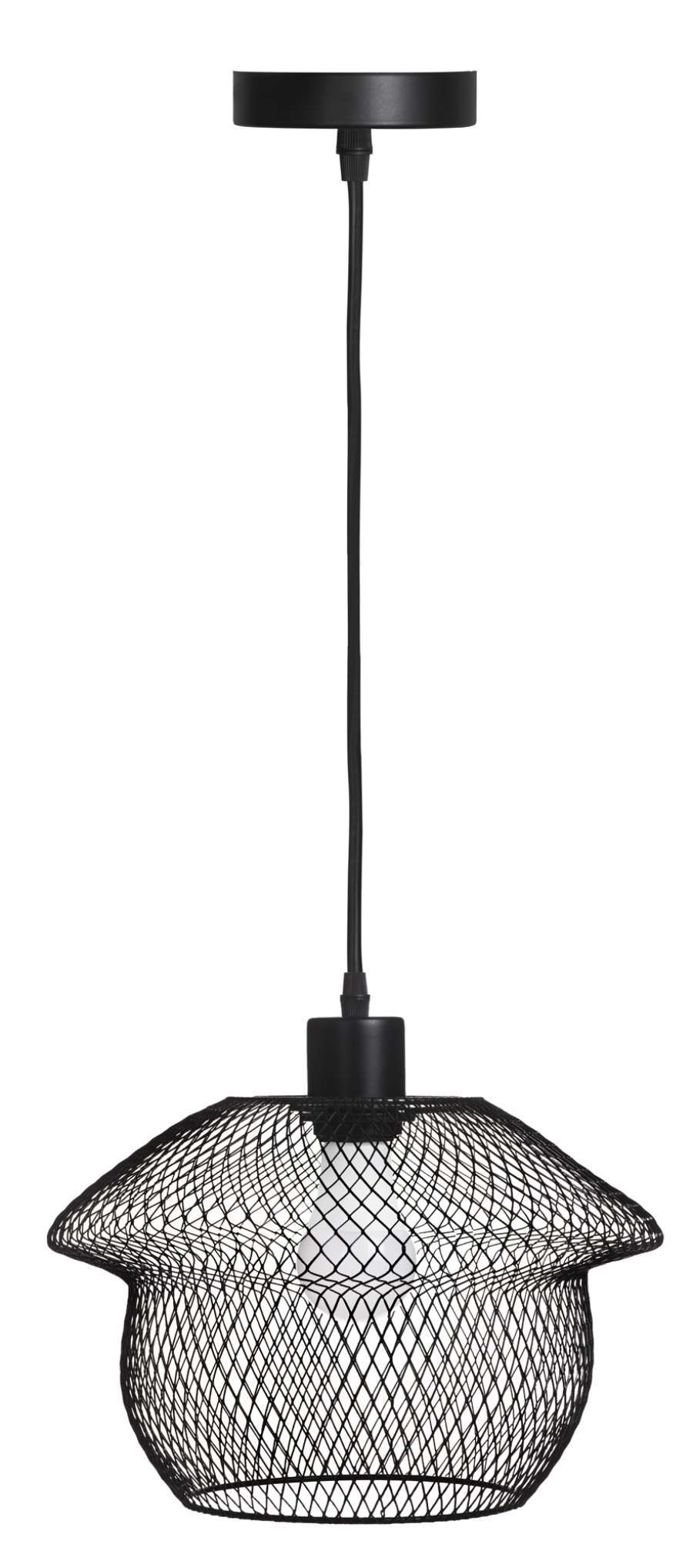 Activejet Pendant lamp COCO BLACK 1xE27 black  