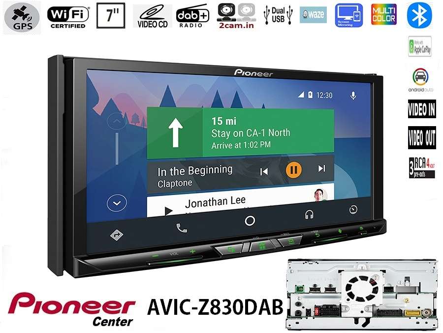 Pioneer AVIC-Z830DAB 2DIN / Multi-touch 7