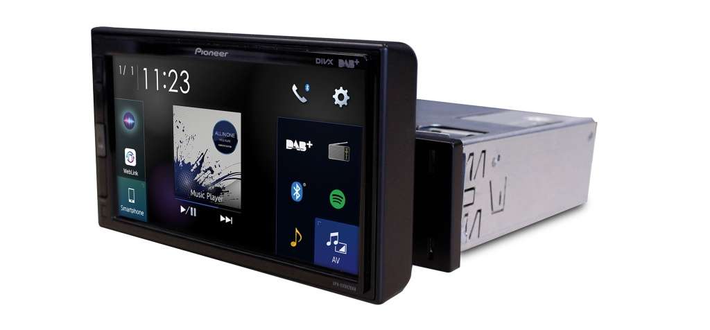 Pioneer SPH-EVO62DAB-UNI Βάση 1din Σε 2din Οθώνη, DAB + Digital Radio  