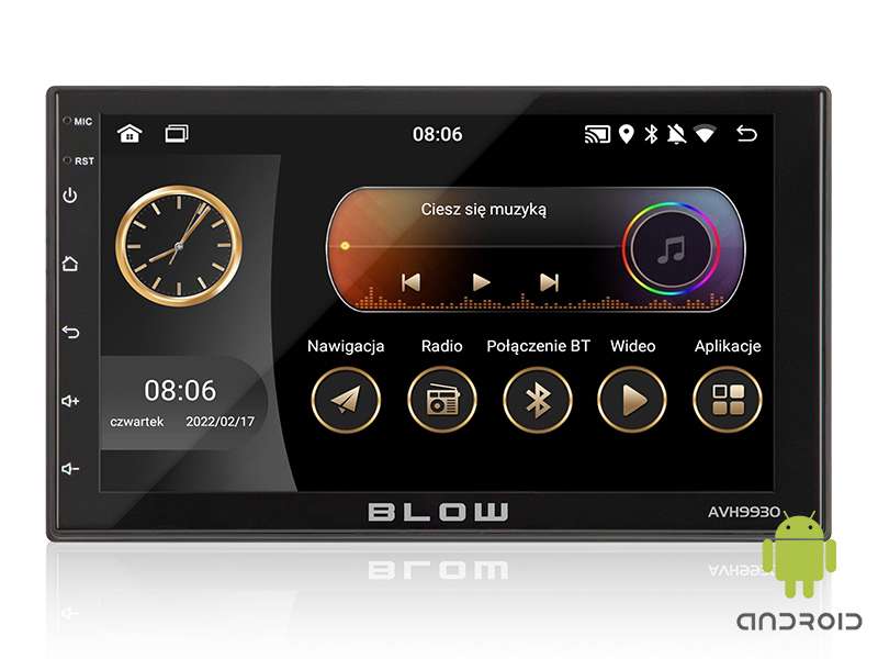 Blow AVH-9930 Ηχοσύστημα Αυτοκινήτου Universal 2DIN (Bluetooth/GPS) με Οθόνη Αφής 7