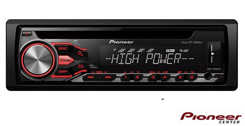 PIONEER DEH-4800FD RC/D USB AUX 4X100W  