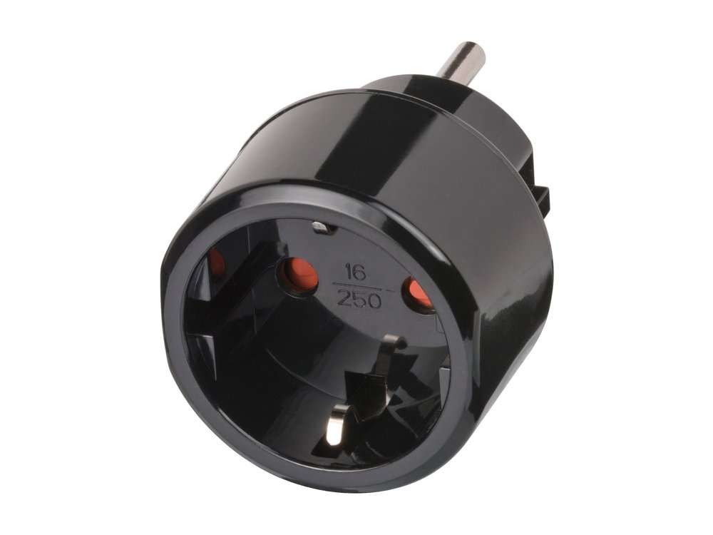 Brennenstuhl Travel Adapter, Αντάπτορας Ταξιδίου από Schuko σε US για Ελληνική Συσκευή σε Αμερικάνικη Πρίζα   