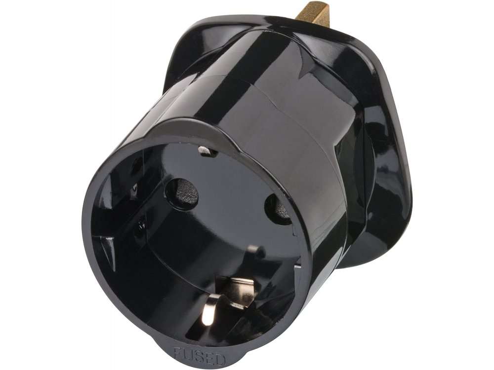 Brennenstuhl Travel Adapter, Αντάπτορας Ταξιδίου από Schuko σε GB για Ελληνική Συσκευή σε Αγγλική Πρίζα   