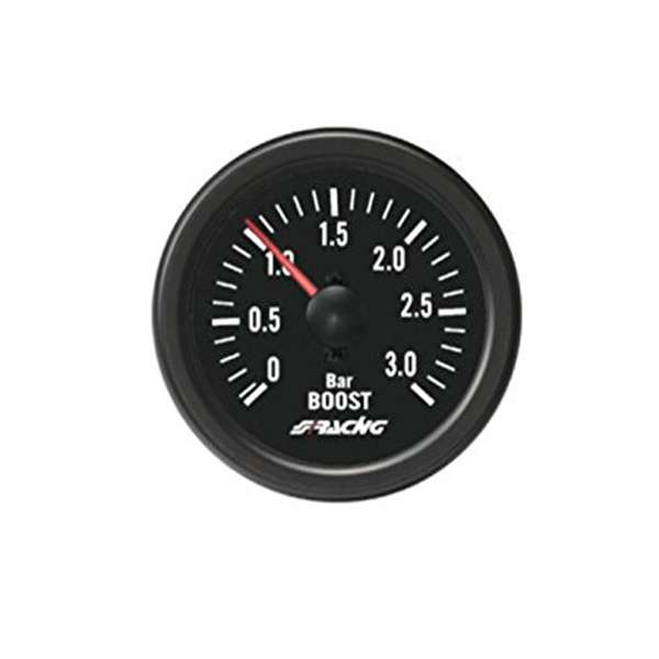 ΜΠΑΡΟΜΕΤΡΟ 0-3.0 BAR ΜΑΥΡΟ 52mm 2 INCH BLACK LINE ΓΙΑ ΚΙΝΗΤΗΡΕΣ TURBODIESEL  