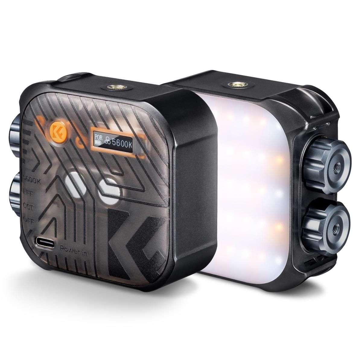 K&F Concept LS01 Portable Bi-Color 2500K-9900K LED Light Black KF34.035  