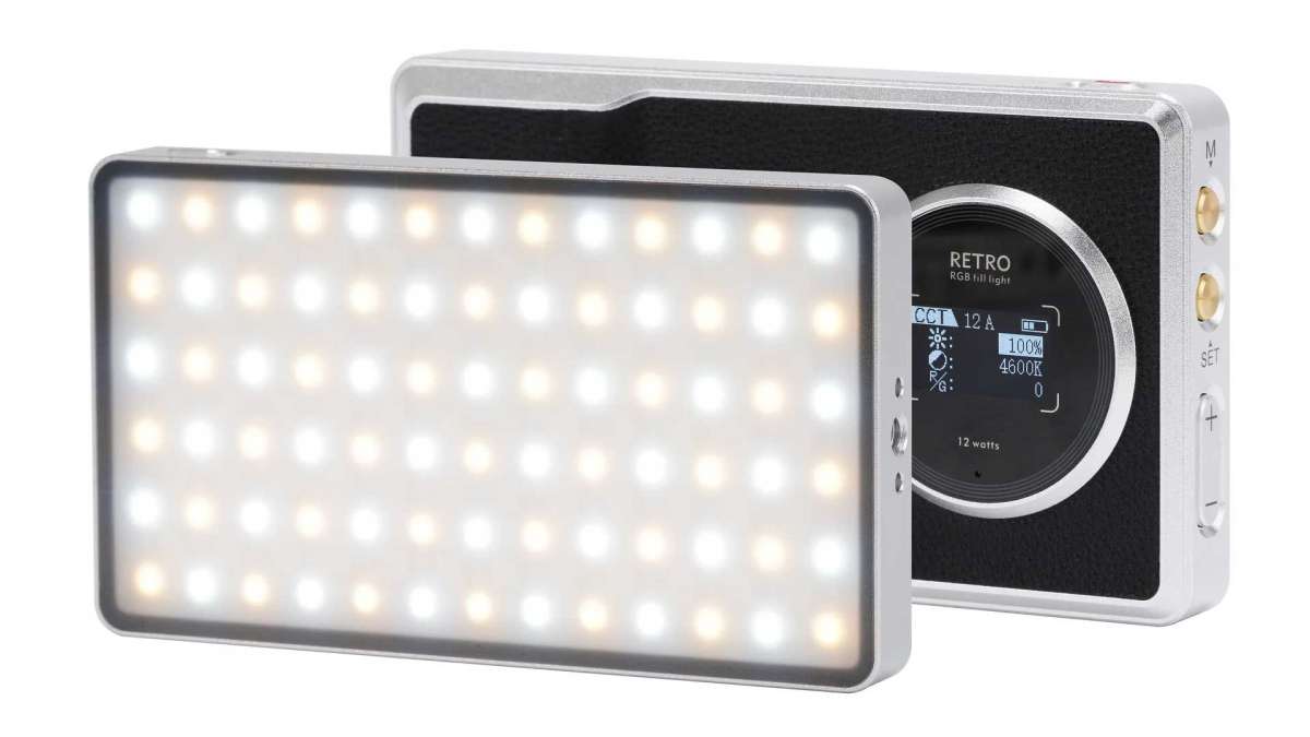 Viltrox Retro 12X Portable RGB Bi-Color LED Light  