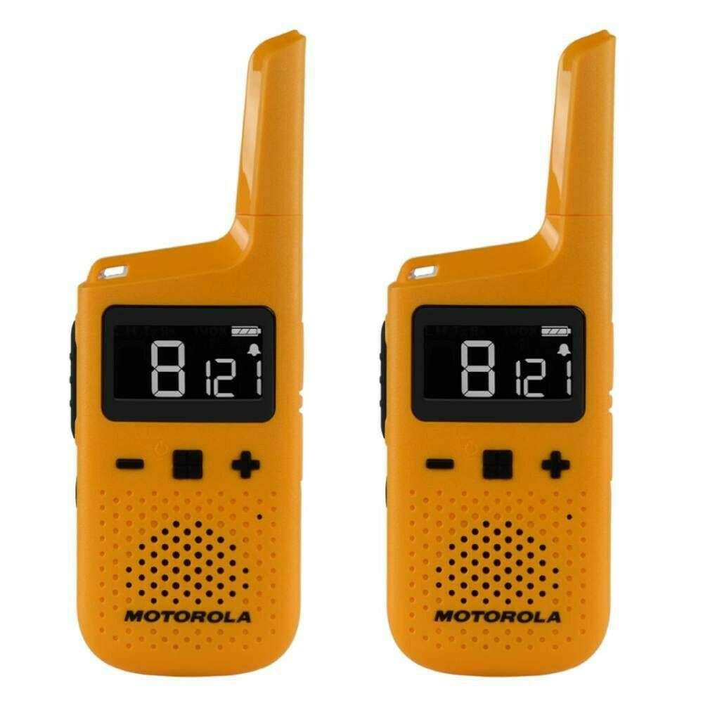 Motorola T72 walkie talkie 16 channels, yellow  