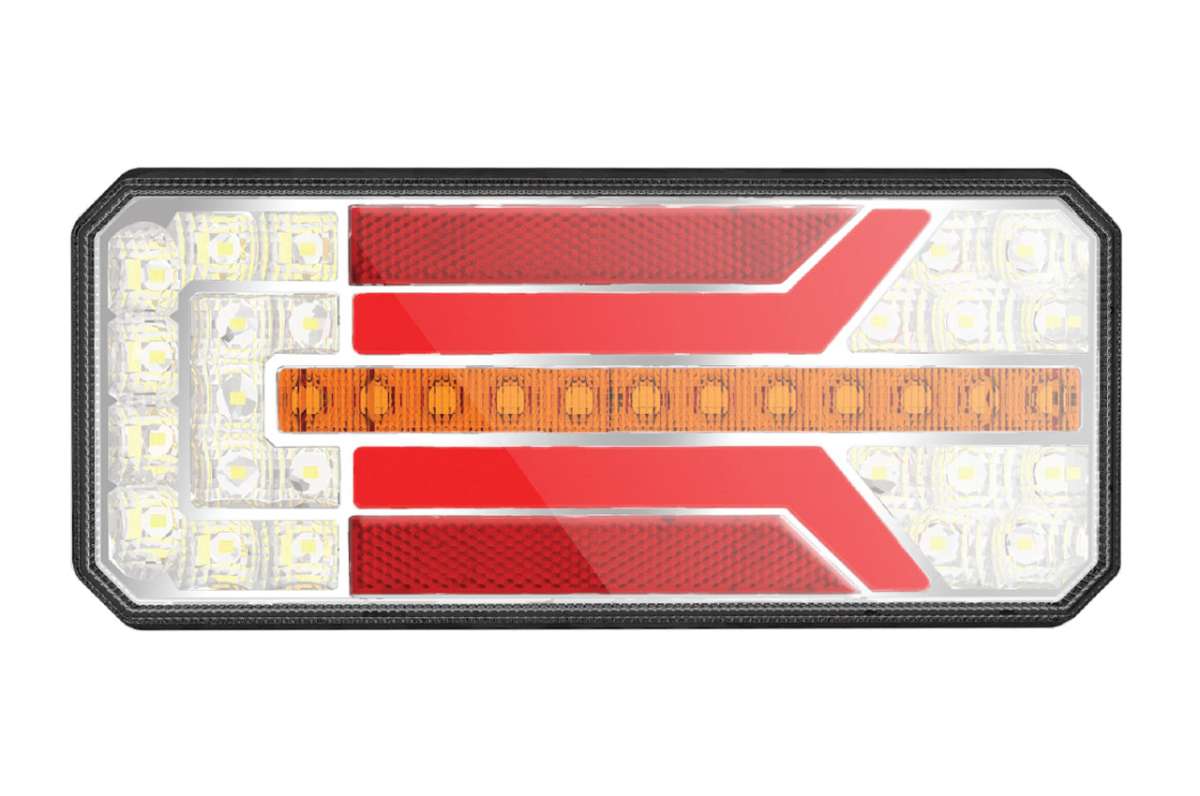 ΦΑΝΑΡΙ ΠΙΣΙΝΟ RCL-01-LR 10-30V LED 236x104x40mm ΜΕ ΚΑΛΩΔΙΟ 1ΤΕΜ  