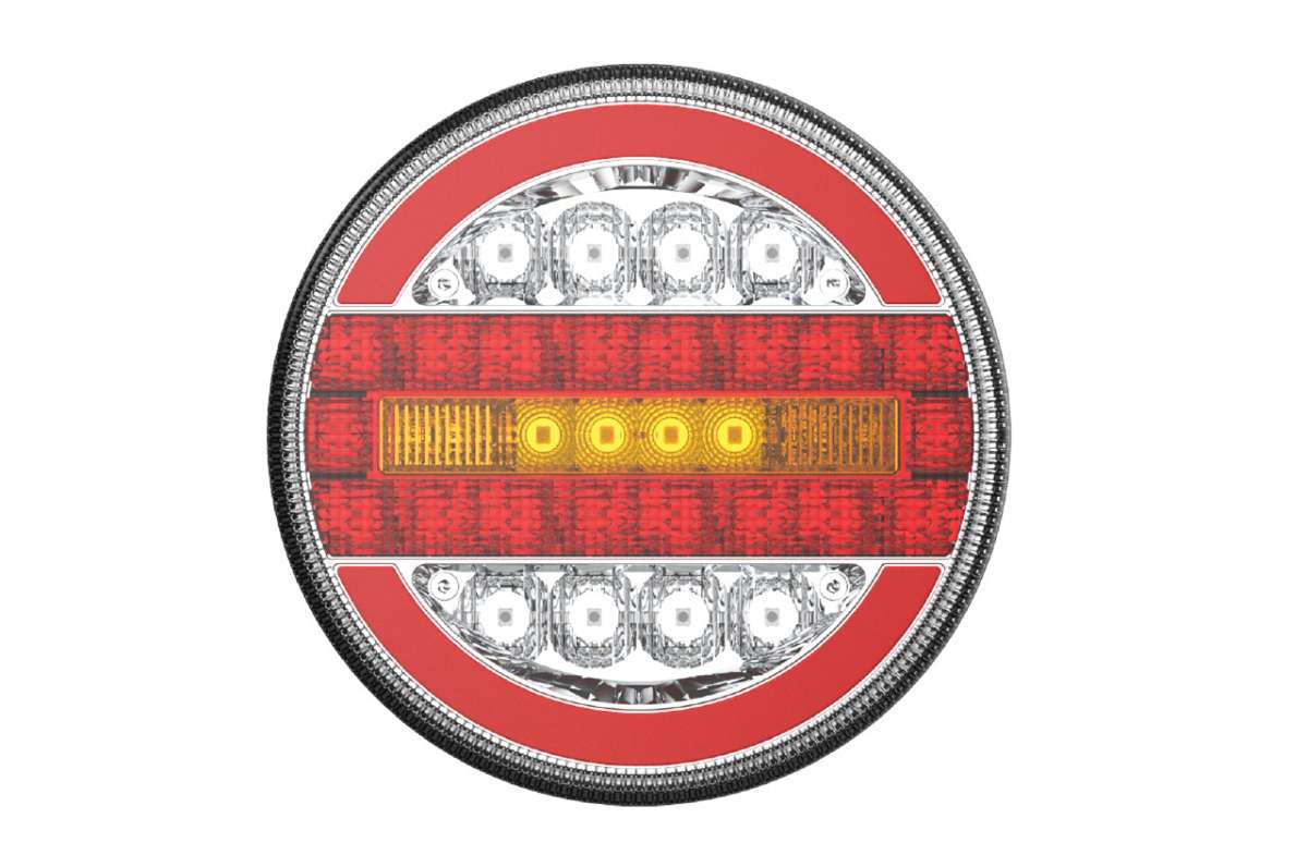 ΦΑΝΑΡΙ ΠΙΣΙΝΟ RCL-07-LR 10-30V LED ΣΤΡΟΓΓΥΛΟ Φ140x38mm ΜΕ ΚΑΛΩΔΙΟ 1ΤΕΜ  